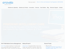 Tablet Screenshot of enovatemedical.com